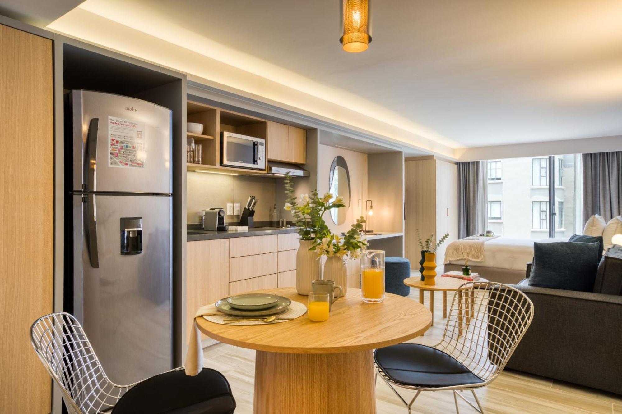 Uliv Parque Lincoln Apartman Mexikóváros Szoba fotó
