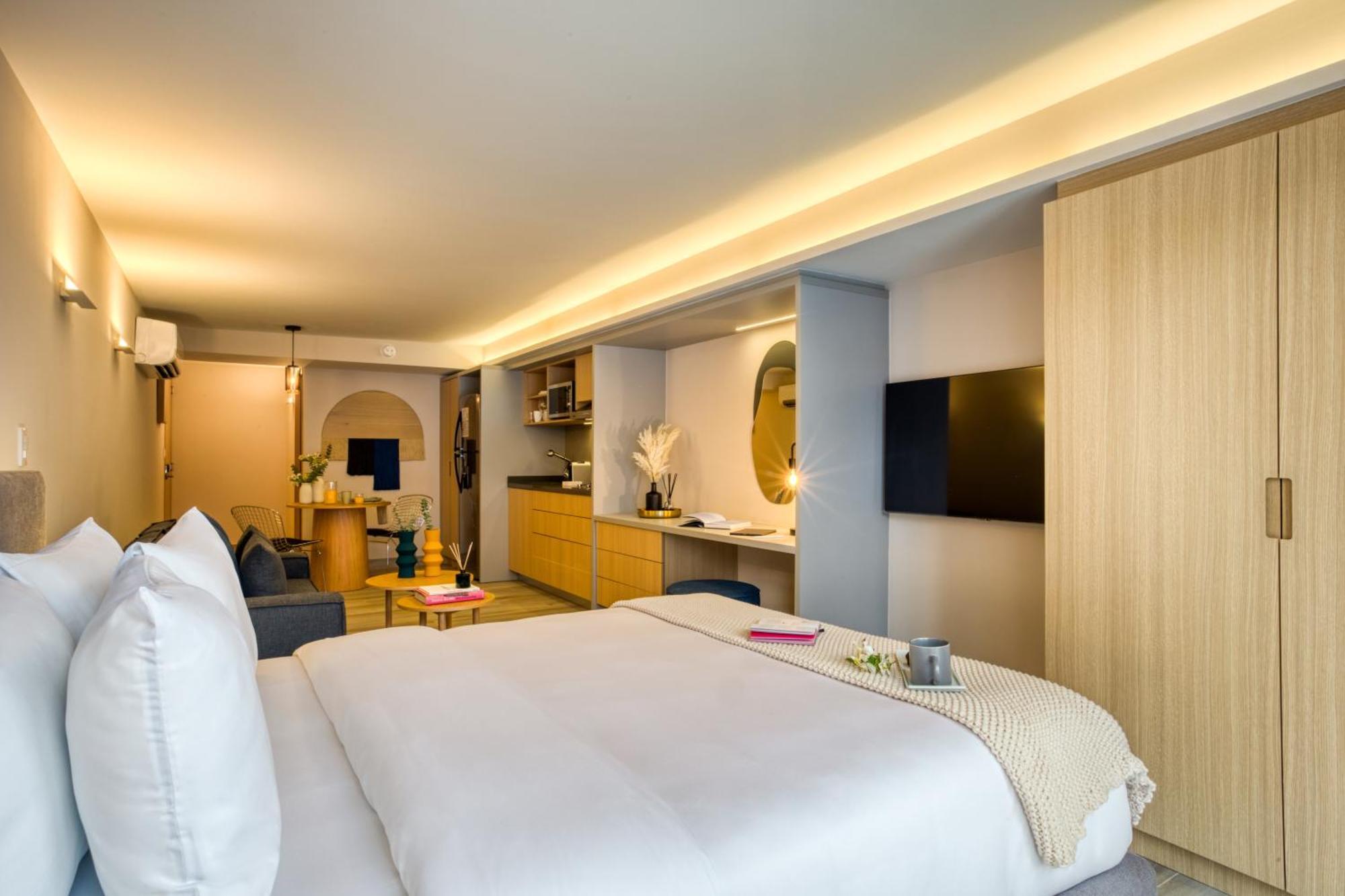 Uliv Parque Lincoln Apartman Mexikóváros Szoba fotó