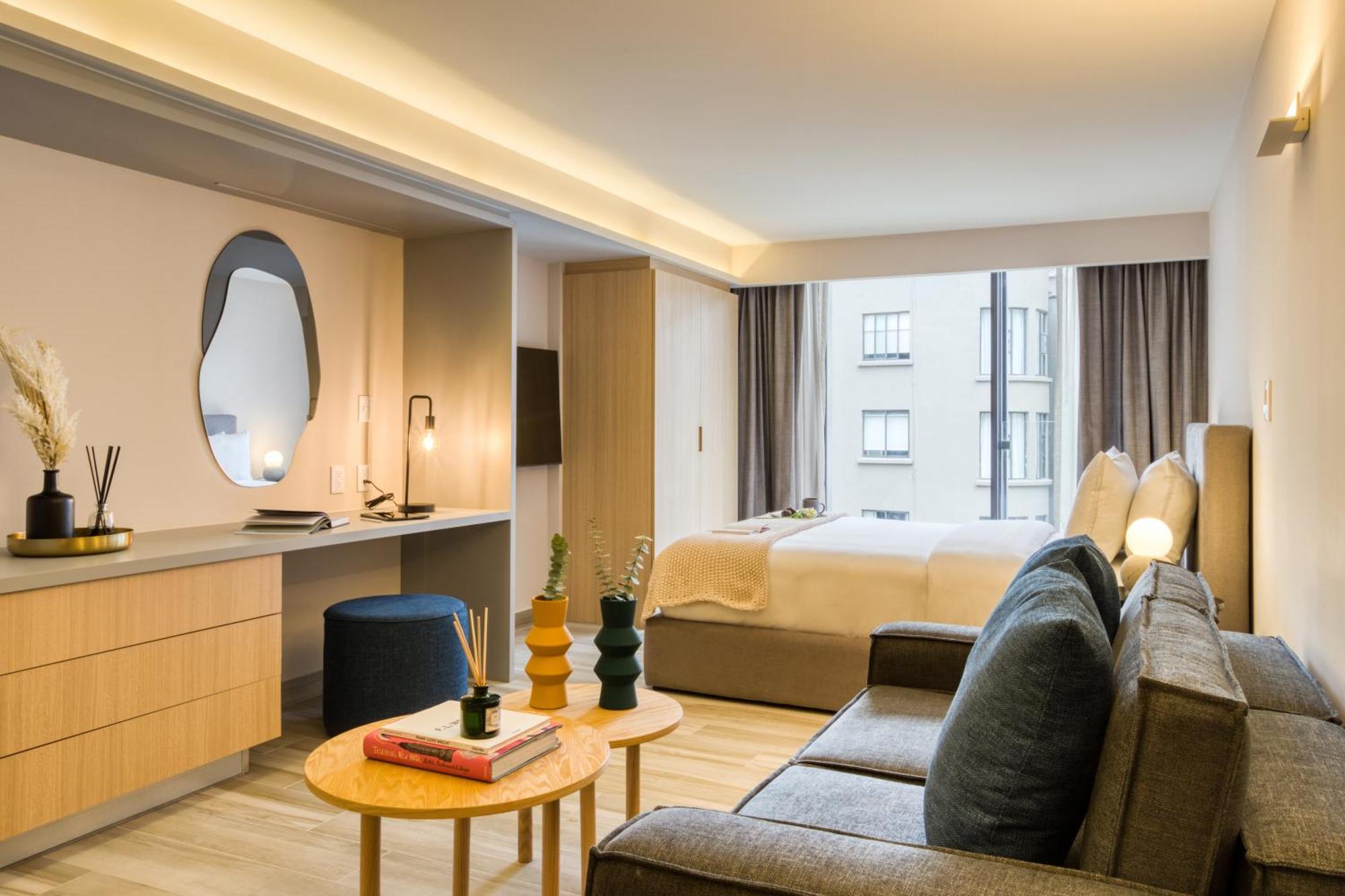 Uliv Parque Lincoln Apartman Mexikóváros Szoba fotó