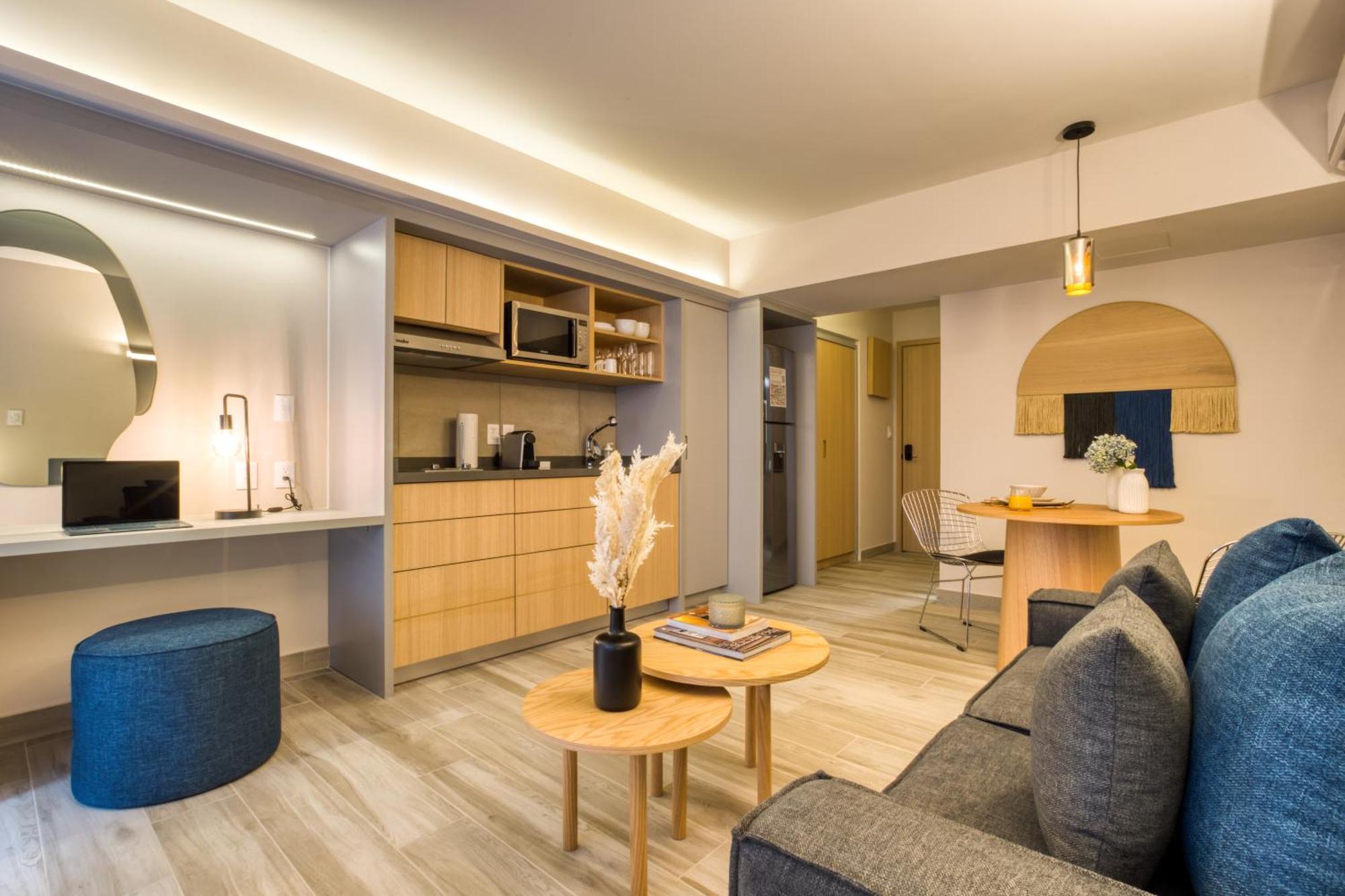 Uliv Parque Lincoln Apartman Mexikóváros Szoba fotó