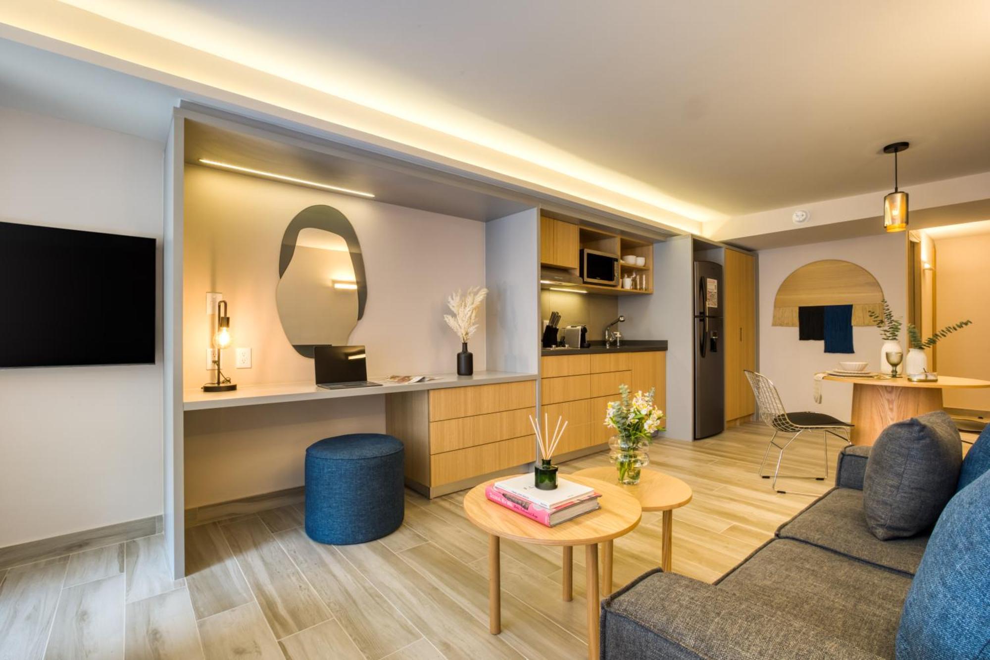 Uliv Parque Lincoln Apartman Mexikóváros Szoba fotó