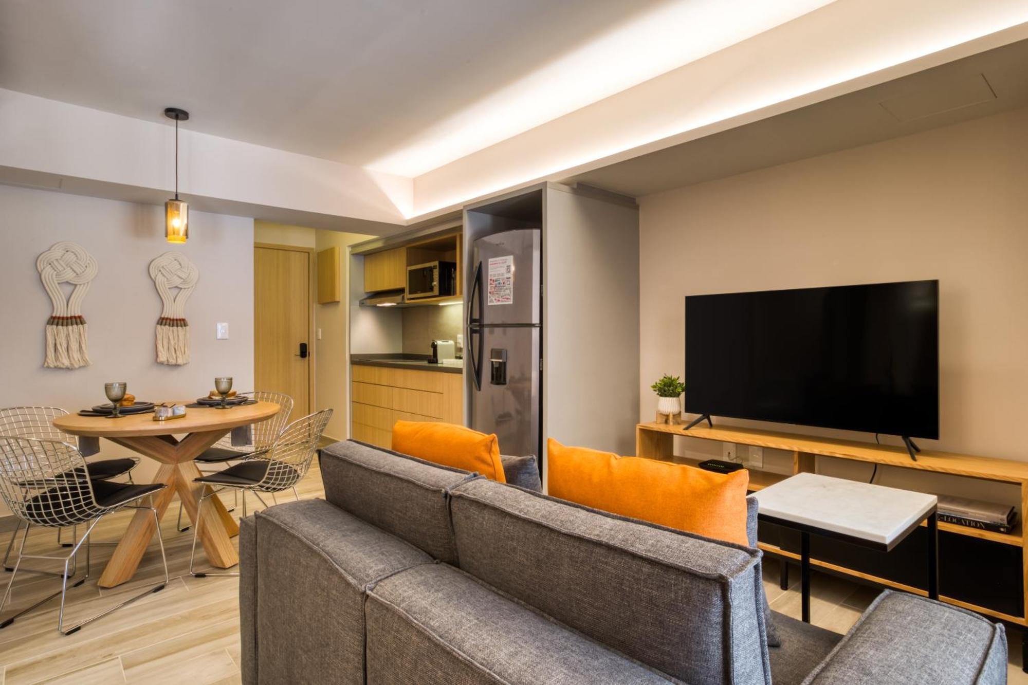 Uliv Parque Lincoln Apartman Mexikóváros Szoba fotó