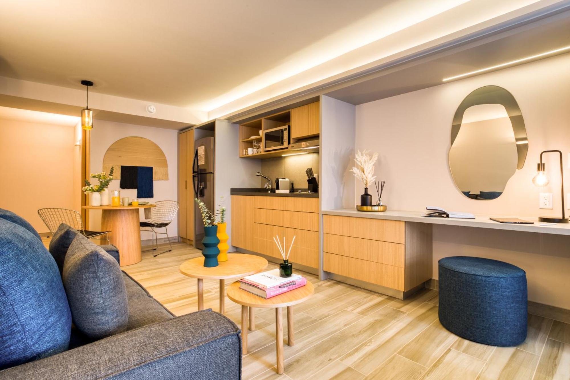Uliv Parque Lincoln Apartman Mexikóváros Szoba fotó