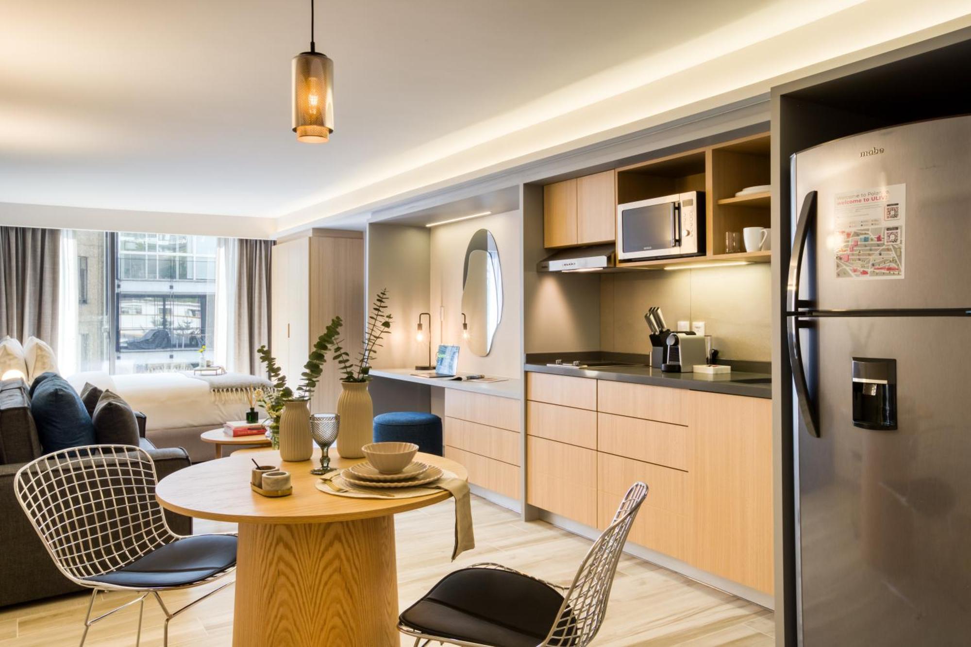 Uliv Parque Lincoln Apartman Mexikóváros Szoba fotó