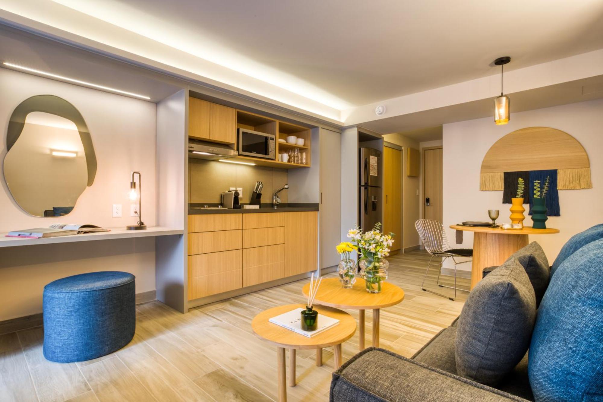 Uliv Parque Lincoln Apartman Mexikóváros Szoba fotó