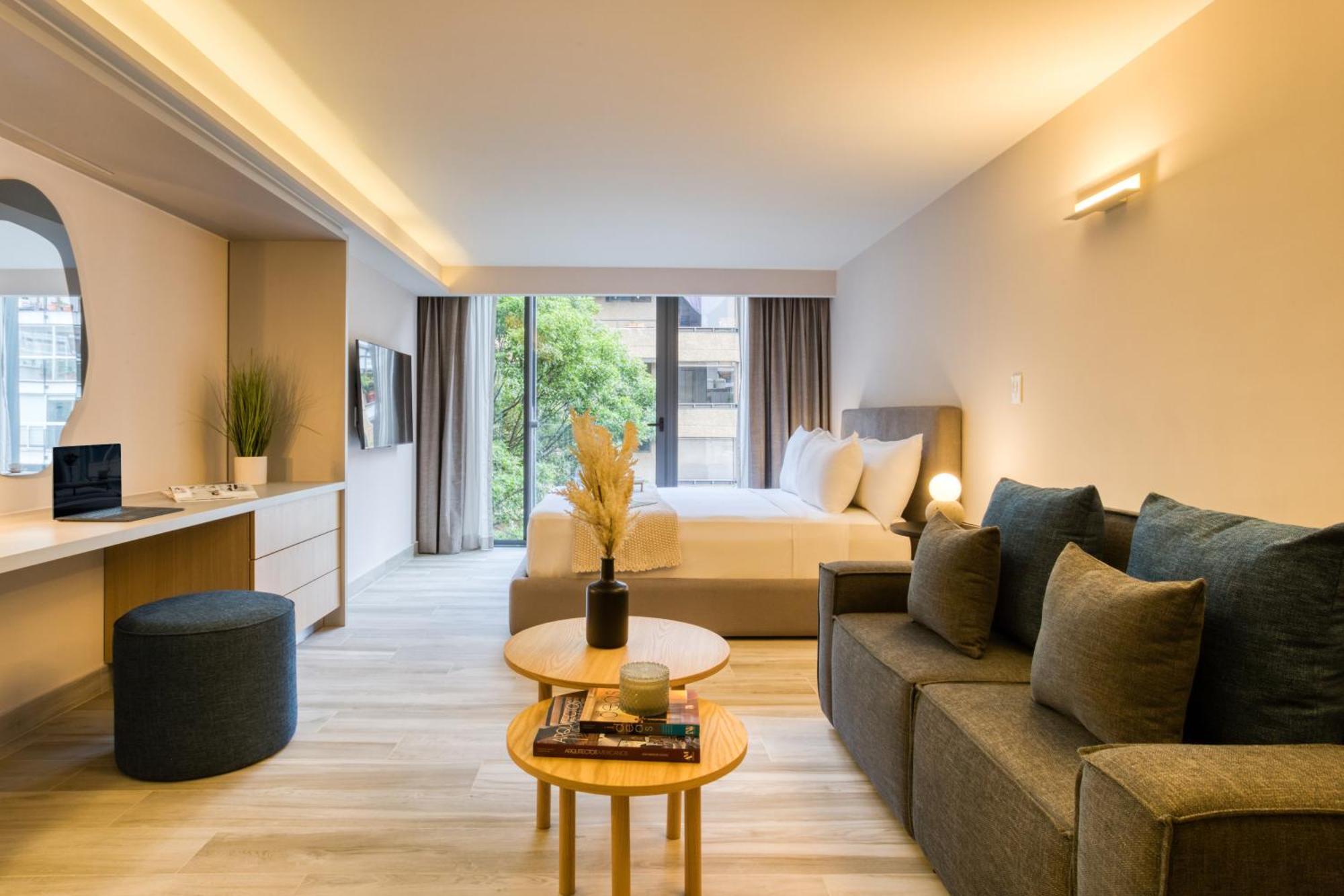 Uliv Parque Lincoln Apartman Mexikóváros Szoba fotó